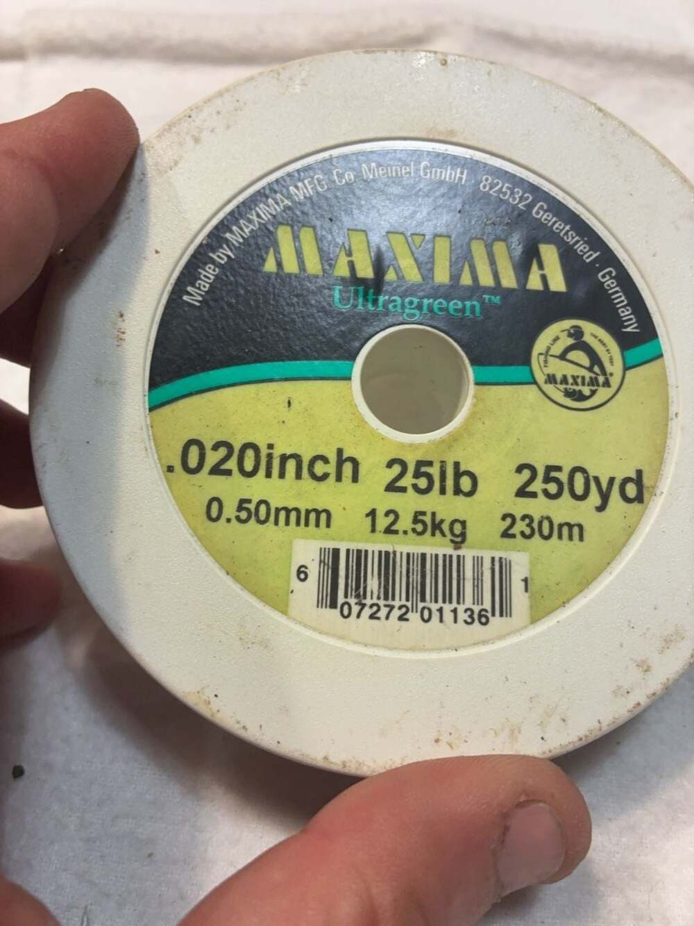 MAXIMA Ultragreen Fishing Line 25lb 250yd Spool